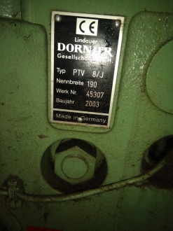 2003 PTS 8J Dornier JC5 Staublı jakarlı