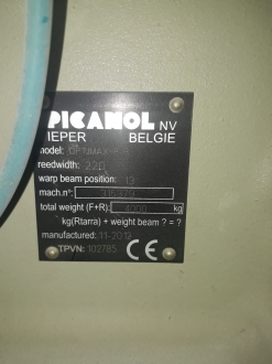 Picanol Optimax 220 cm 2012 model staubli armürlü