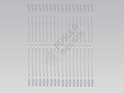 Wide-mesh closed type 38 carpet base frame heddle